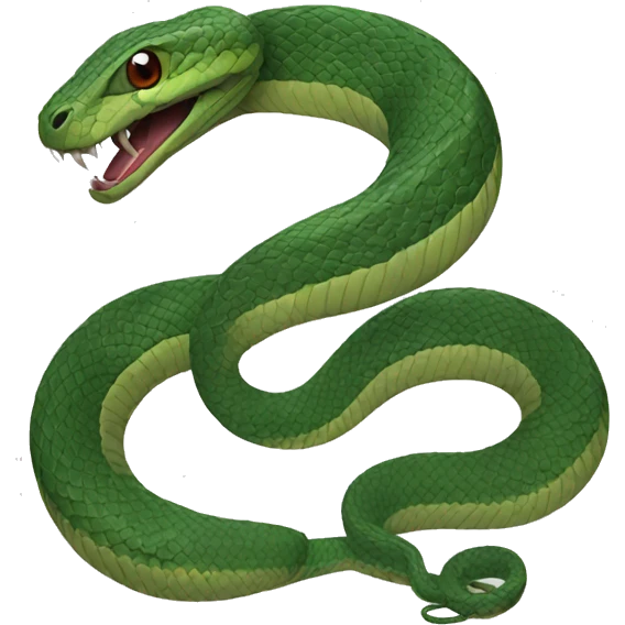 Viper snake emoji