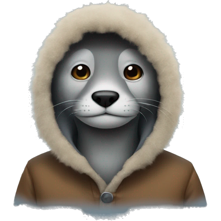 Lontra com frio  emoji