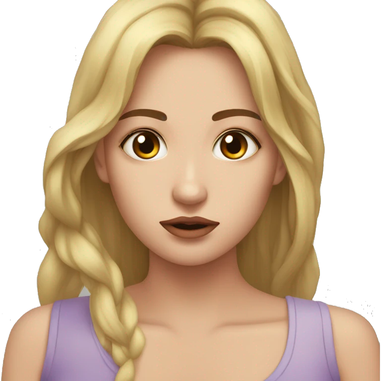 Una cariata triste con unas x en los ojos y humo de su boca emoji