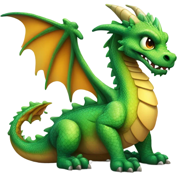 Sarcastic dragon  emoji