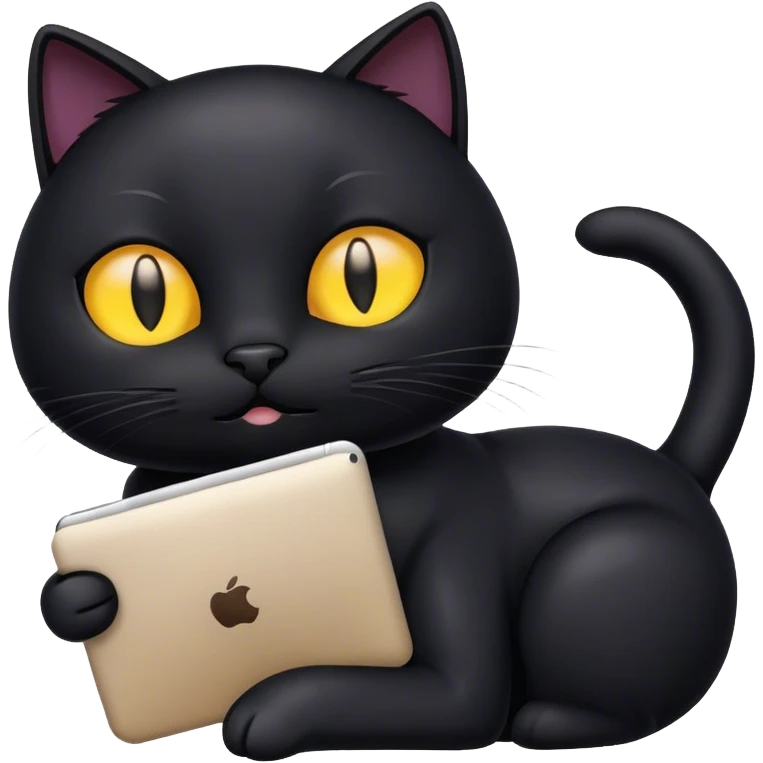 black cat coding  emoji