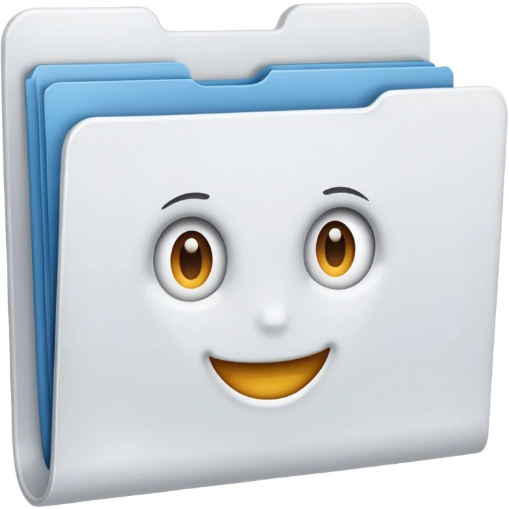 white folder emoji