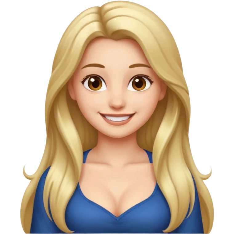 Girl with big chest emoji