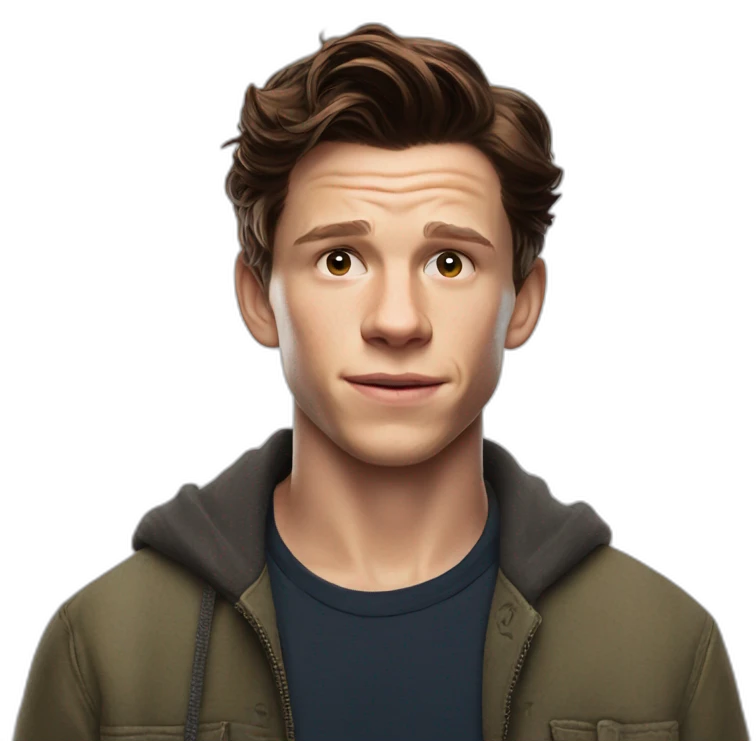 Tom Holland 0-Face emoji