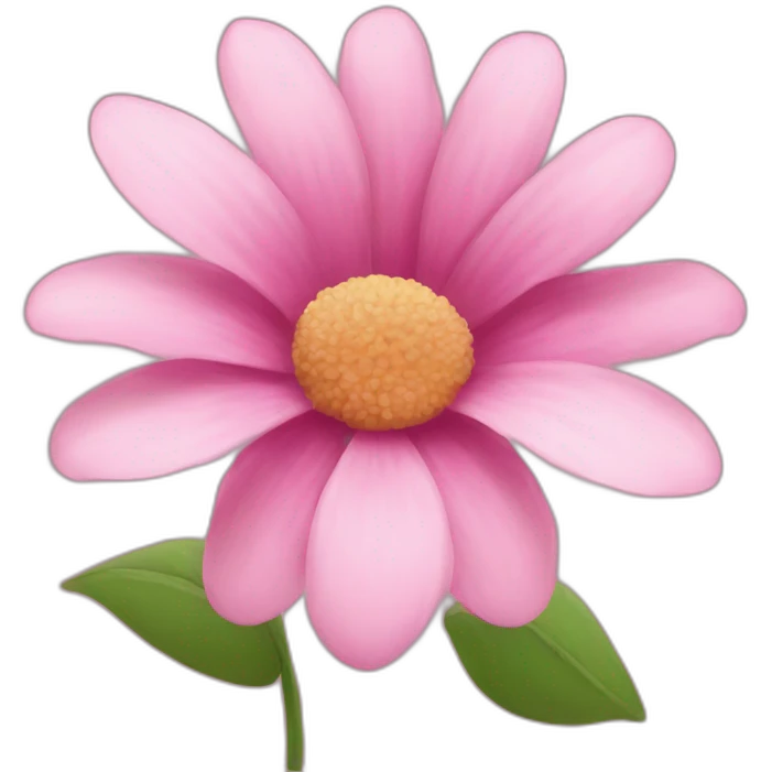 pink flower emoji