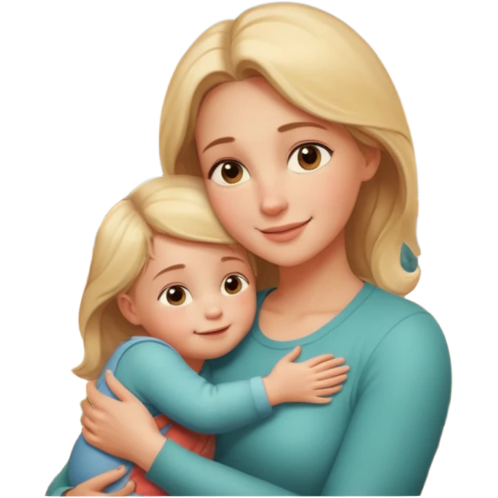 A loving mother holding her young child in her arms, warm natural light coming through a window, soft smile, emotional connection, candid moment, realistic photography, shallow depth of field, high resolution, warm tones
 emoji