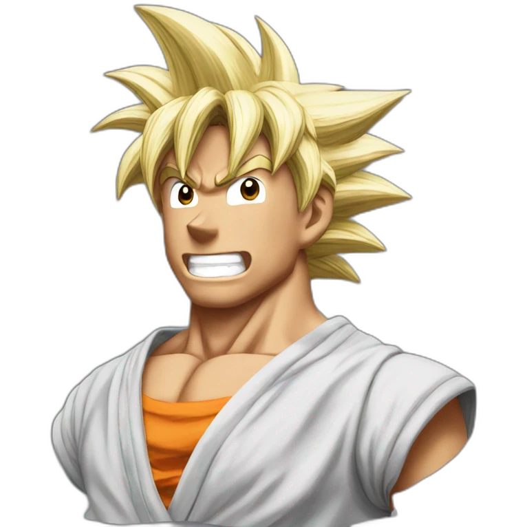 does goku clean nuts? emoji