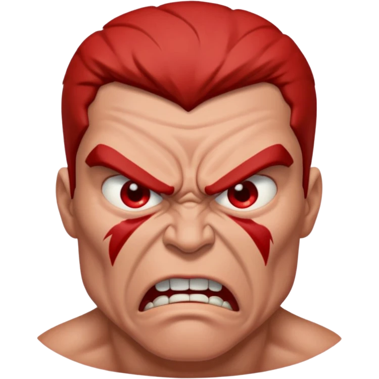 Super angry emoji