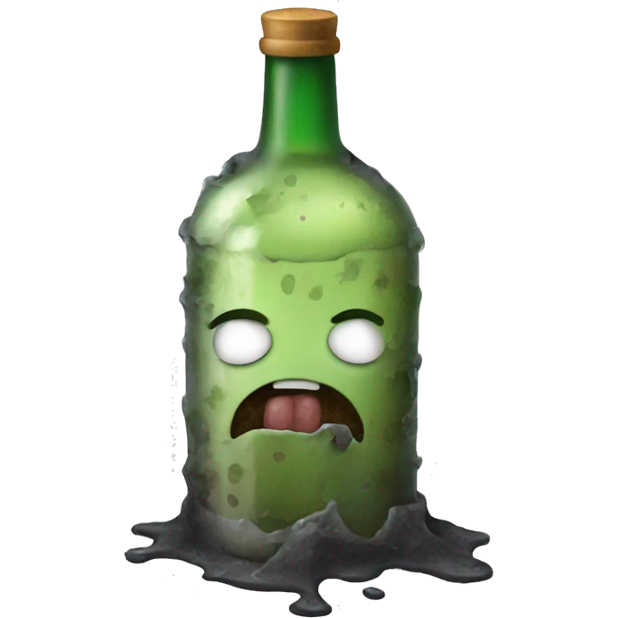 Rotten moldy wine  emoji