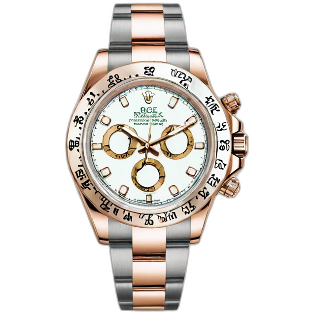 rolex with arab letter emoji