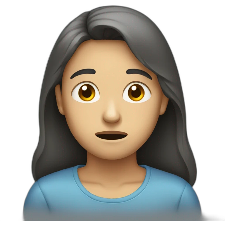 Personne qui pleure emoji