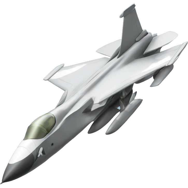 cow flying on a fighter jet emoji