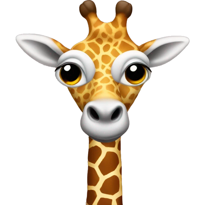 Santa giraffe emoji