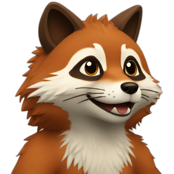 Renard et Tanuki emoji