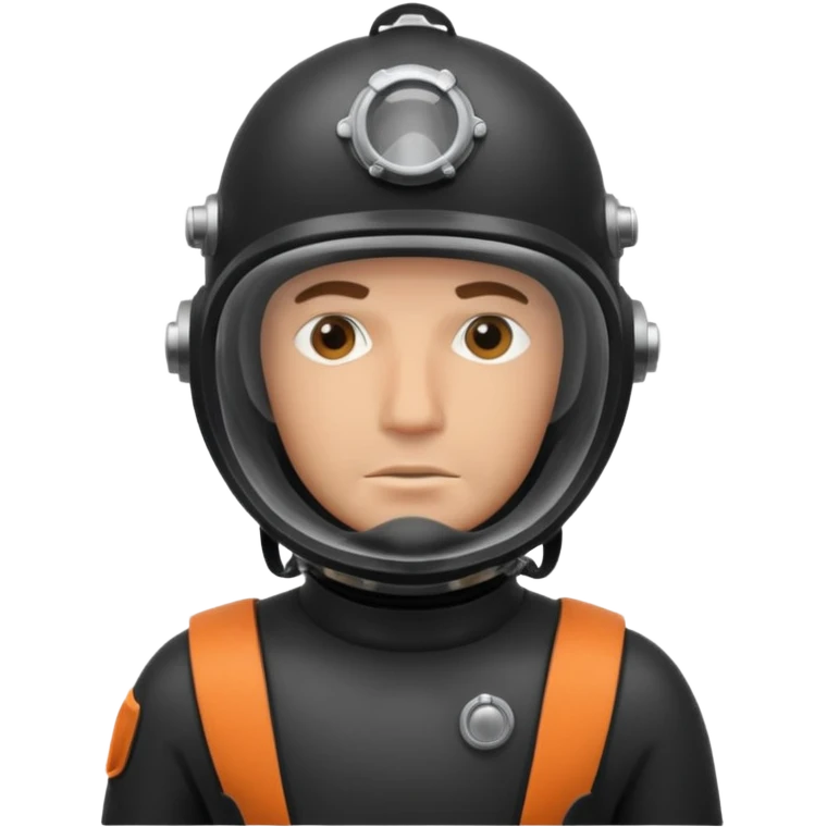 Buceador comercial trabajando emoji