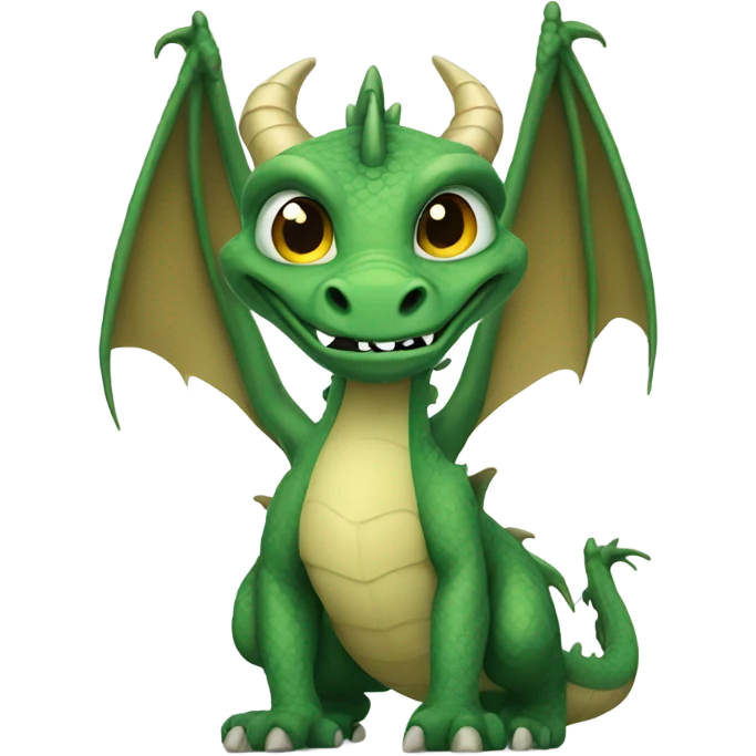 Dragon with no wings emoji