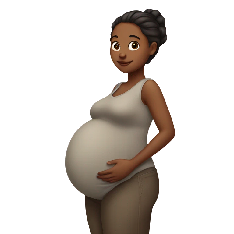 Girl pregnant  emoji