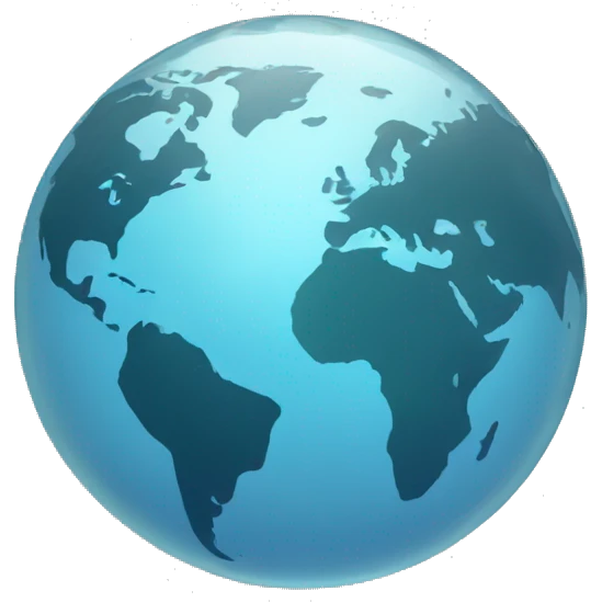 Transparency globe  emoji