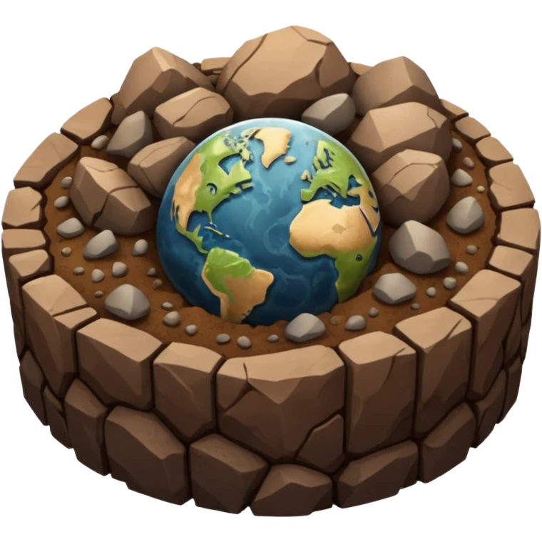 earth ⛰🪨 emoji
