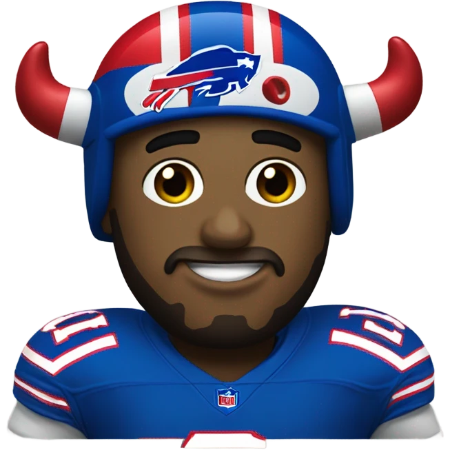 Pickle wearing a bills jersey  emoji