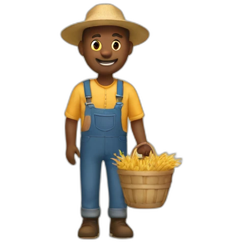 farmers holding hand emoji