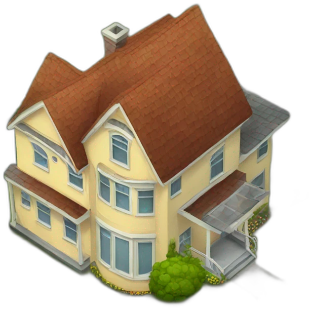 A house with a big backyard  emoji