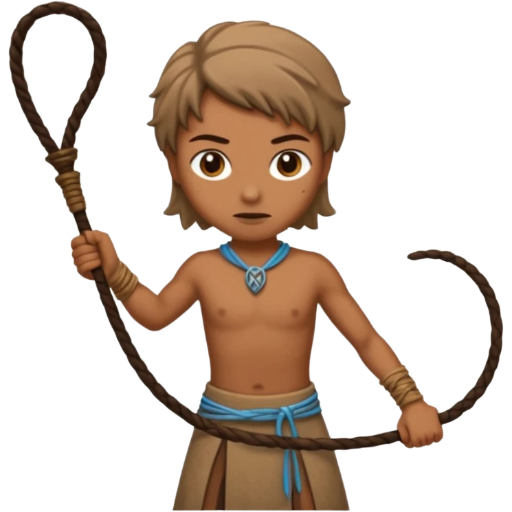 earth elemental long whip human emoji