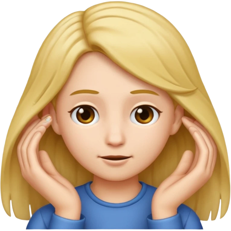 can you make a emoji of tucking hair behind an ear  emoji