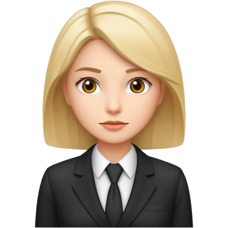 business woman realistic emoji