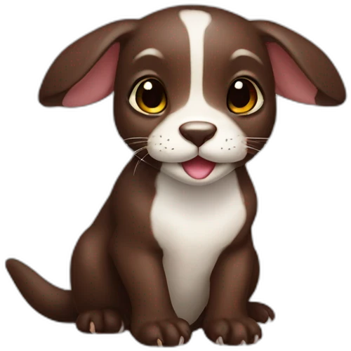 Chocolate mini otter rex emoji