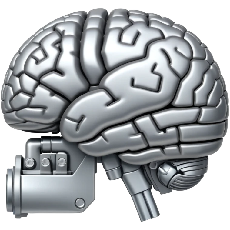 human brain like engine emoji