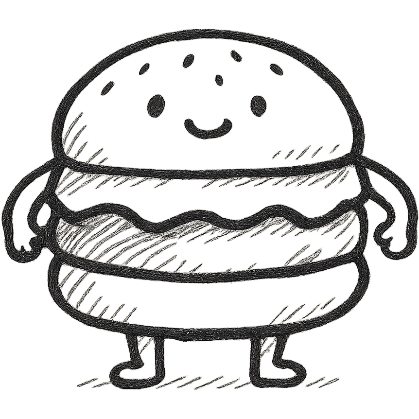 fatty patty character emoji