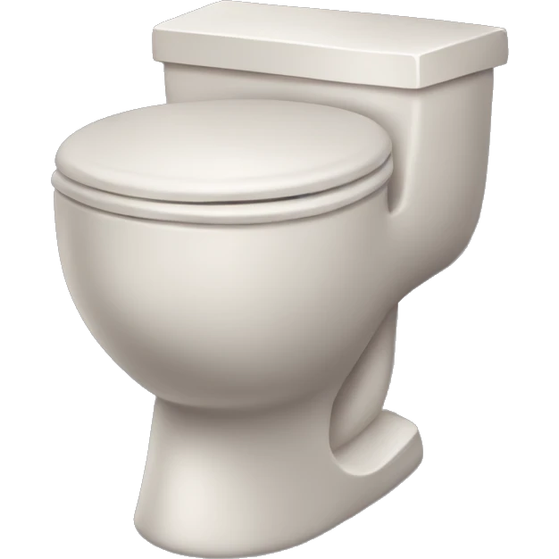 toilet with mans head sticking out long neck stubble and short hair and big eyes emoji