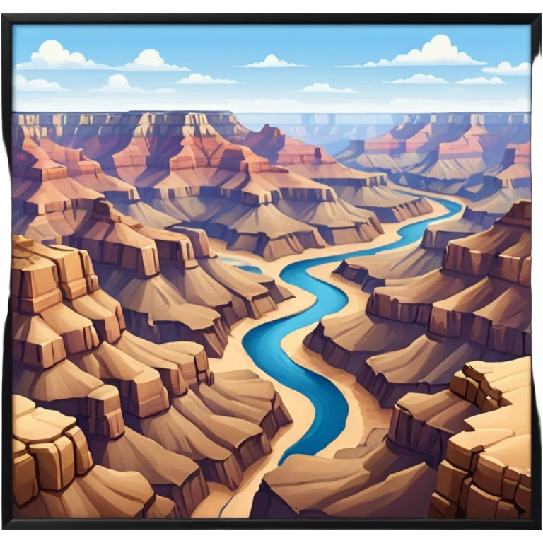 Grand Canyon Desert Place emoji