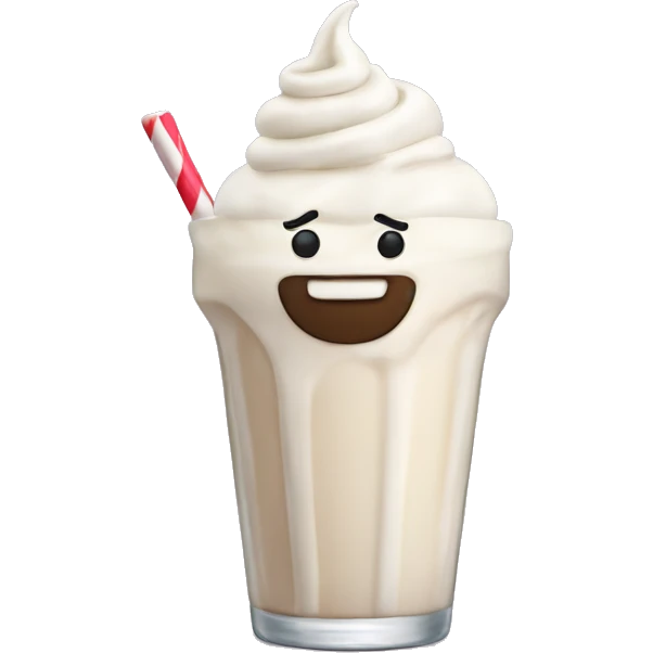 Milkshake With Cream emoji