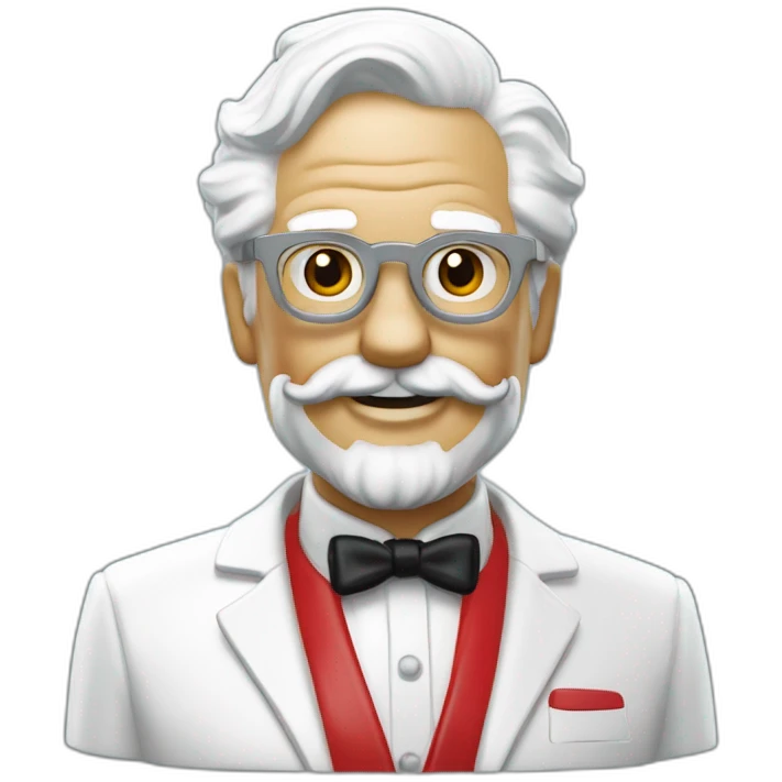 colonel sanders happy meal mcdo emoji