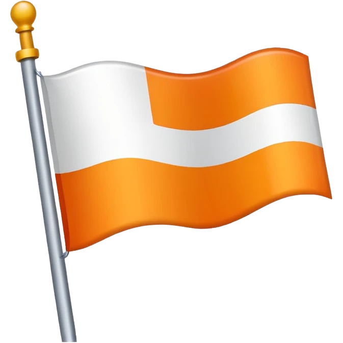 a flag with these colours: 🧡 emoji