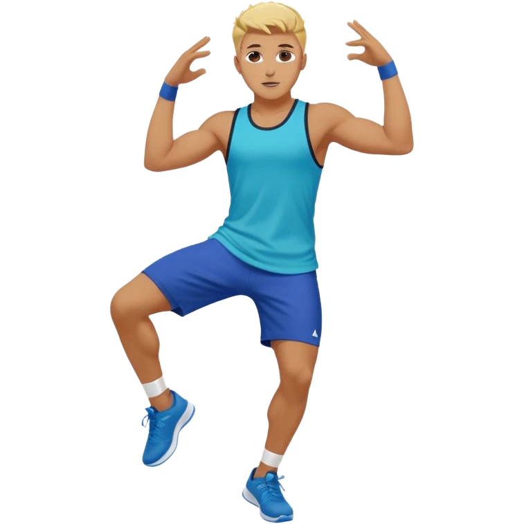 A person doing the griddy dance on top of Jake paul emoji