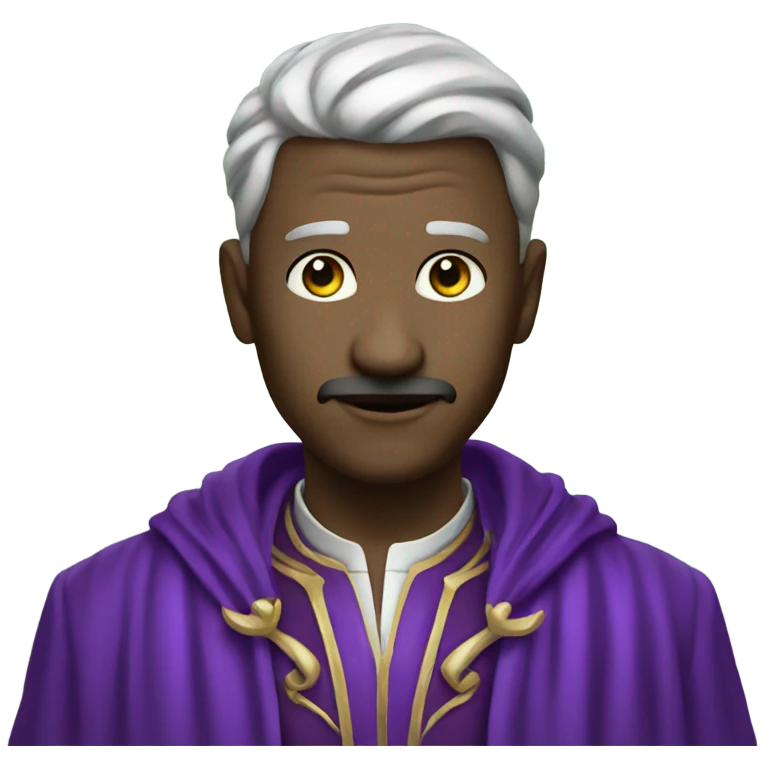 Magical man ( green and purple magic) emoji