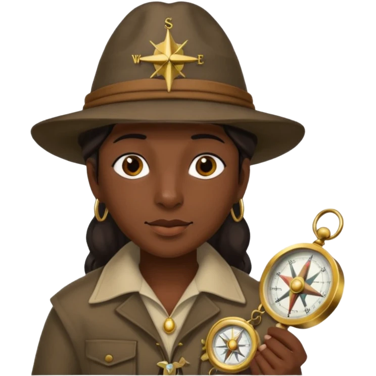 Magalhães with compas and hat emoji
