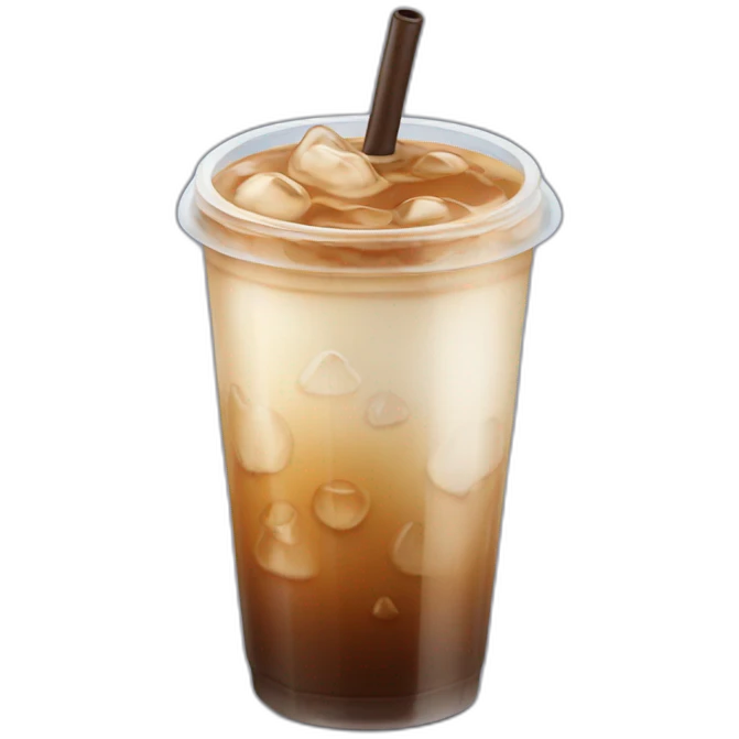 Iced coffee emoji