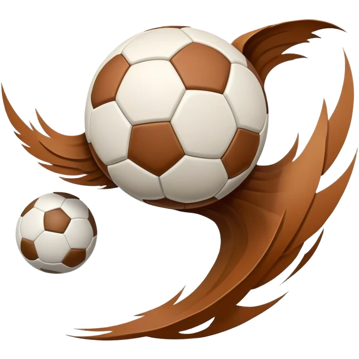 Cinematic Realistic image of a soccer ball soaring through the air, capturing dynamic motion and finely detailed textures with a dramatic, high-energy lighting that evokes the thrill of the game emoji