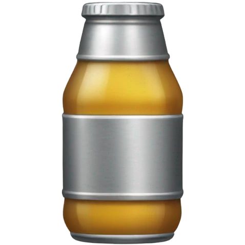 lata de metal con alcohol solido emoji