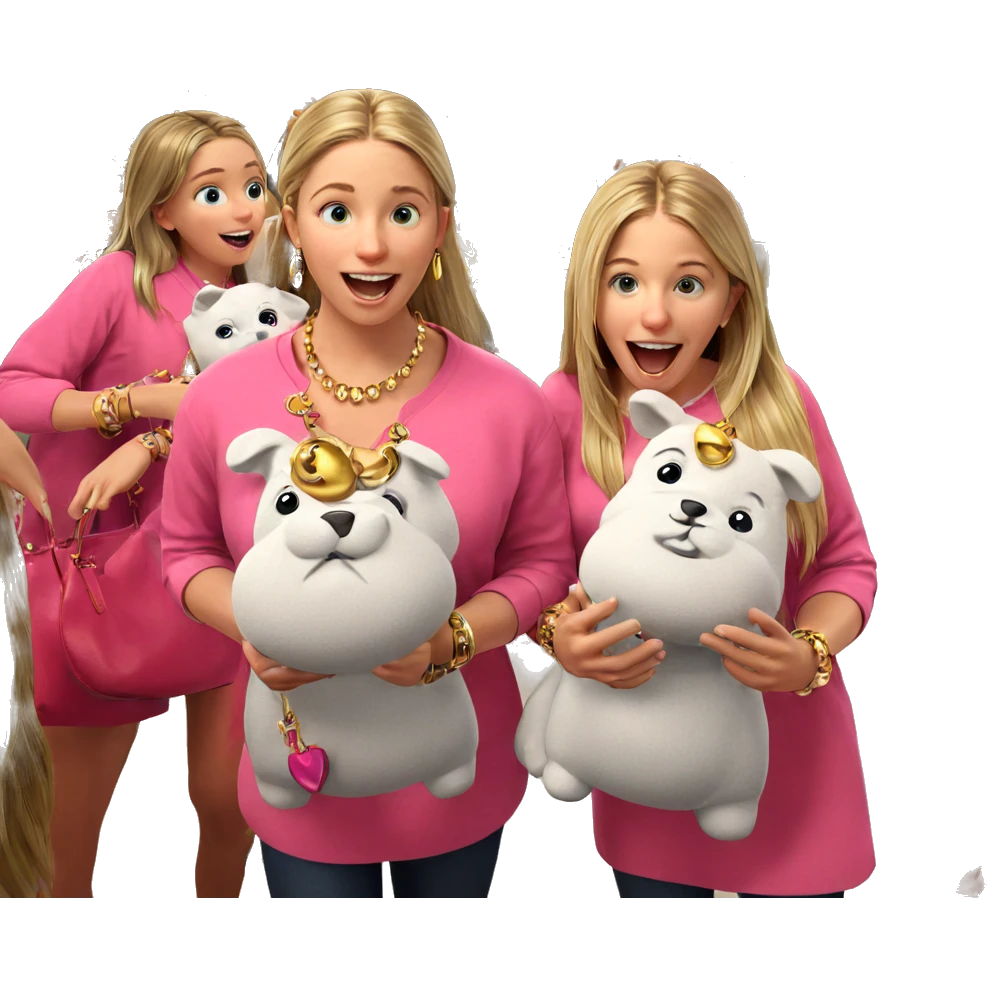 girls with jewelry indoors emoji
