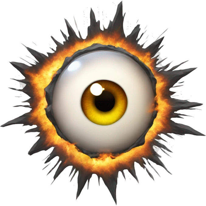 Exploding eyeball emoji