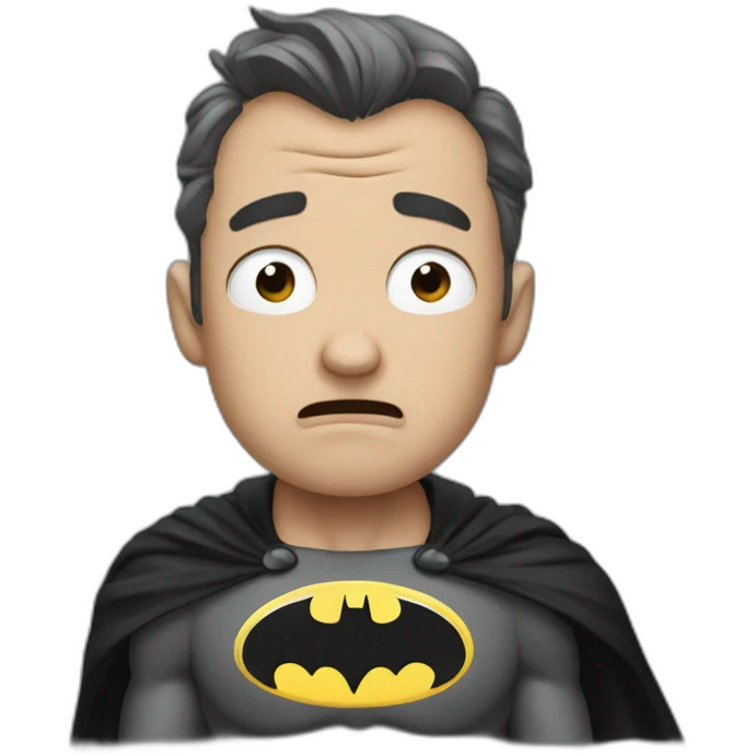 crying batman emoji