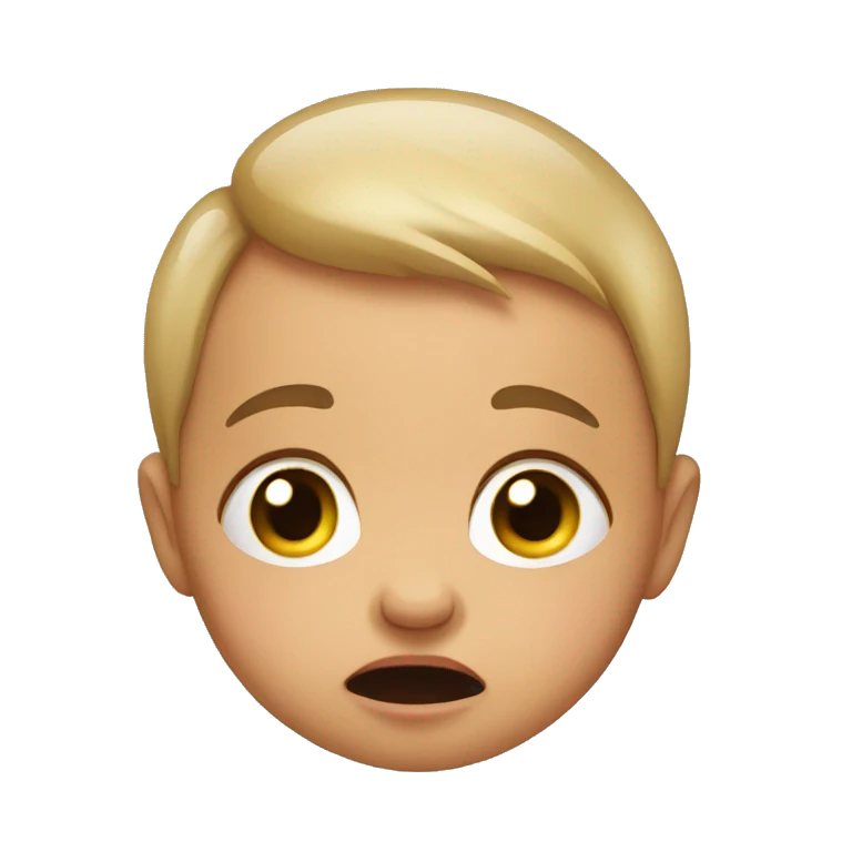 crying baby emoji
