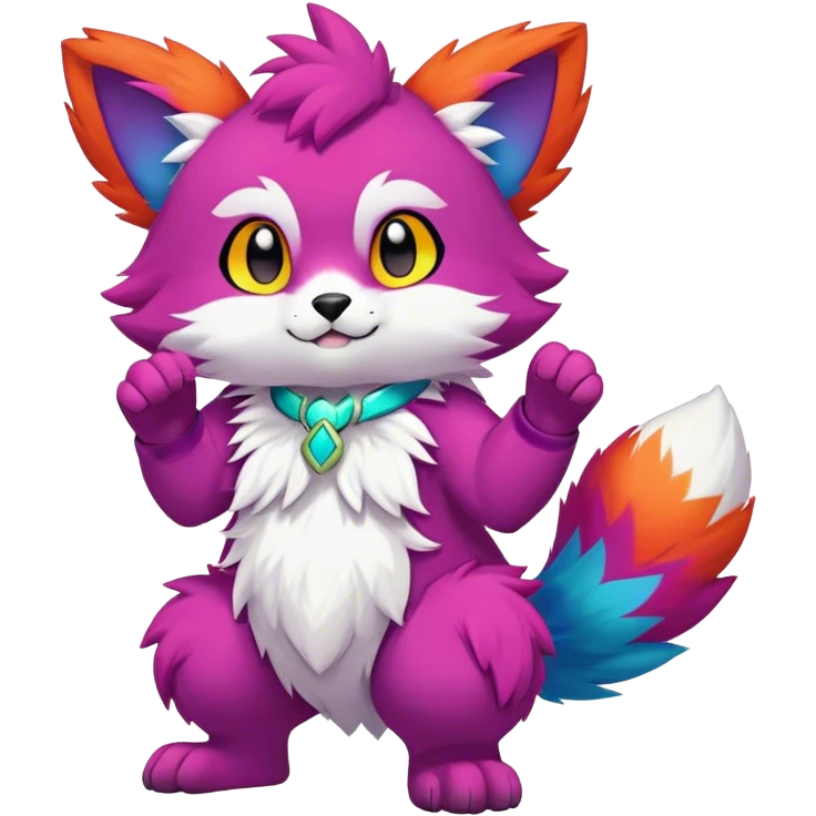 Anthro fursona Fakemon emoji