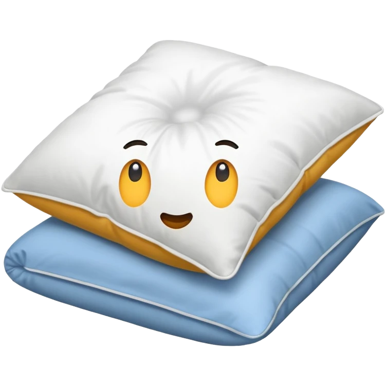 Oreiller tout blanc  emoji