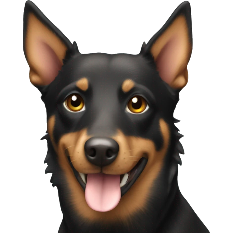 Australian kelpie mix dog emoji
